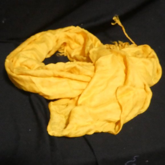 Mustard Sheer Shawl - Picture 7 of 8